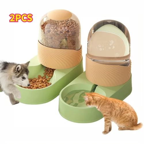 2-in-1 Automatic Cat Feeder
