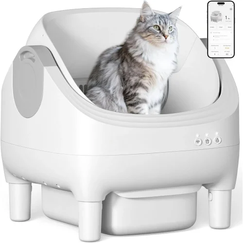 Smart Self-cleaning App-controlled Cat Litter Box