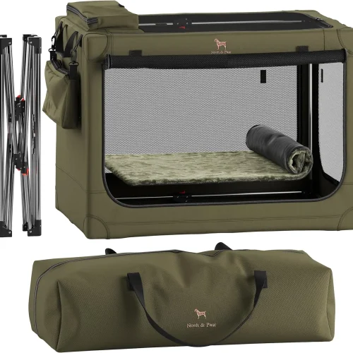 Collapsible XL Dog Travel Crate Kennel